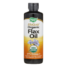 Load image into Gallery viewer, Nature's Way - Efagold Flax Oil Organic - 16 Fl Oz
