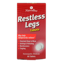 Load image into Gallery viewer, Natrabio Restless Legs - 60 Tablets
