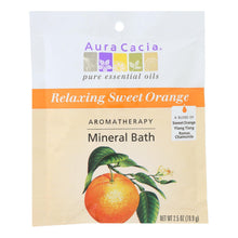 Load image into Gallery viewer, Aura Cacia - Aromatherapy Mineral Bath Relaxing Sweet Orange - 2.5 Oz - Case Of 6
