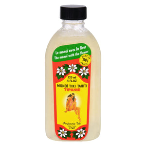 Monoi Coconut Oil - Frangipani Tipanie - Tiare Tahiti - 4 Oz