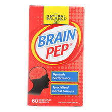 Load image into Gallery viewer, Natural Balance Brain Pep - 60 Capsules
