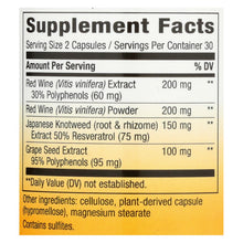 Load image into Gallery viewer, Nature's Way - Resveratrol - 60 Vegetarian Capsules

