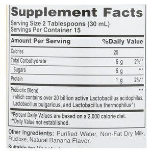 American Health - Probiotic Acidophilus Banana - 16 Fl Oz