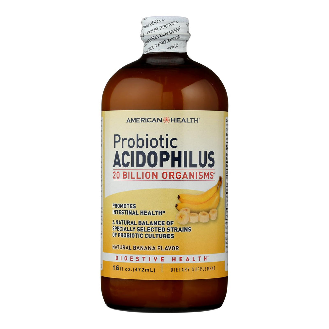 American Health - Probiotic Acidophilus Banana - 16 Fl Oz