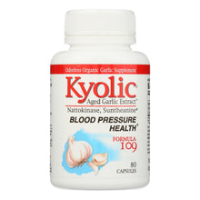 Load image into Gallery viewer, Kyolic - Aged Garlic Extract Blood Pressure Health Formula 109 - 80 Capsules
