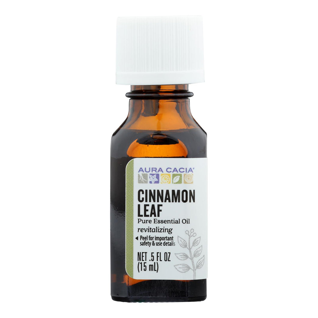 Aura Cacia - Pure Essential Oil Cinnamon Leaf - 0.5 Fl Oz