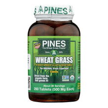 Load image into Gallery viewer, Pines International Wheat Grass - 500 Mg - 250 Tablets
