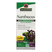 Load image into Gallery viewer, Nature's Answer - Sambucus Nigra Black Elder Berry Extract - 4 Fl Oz
