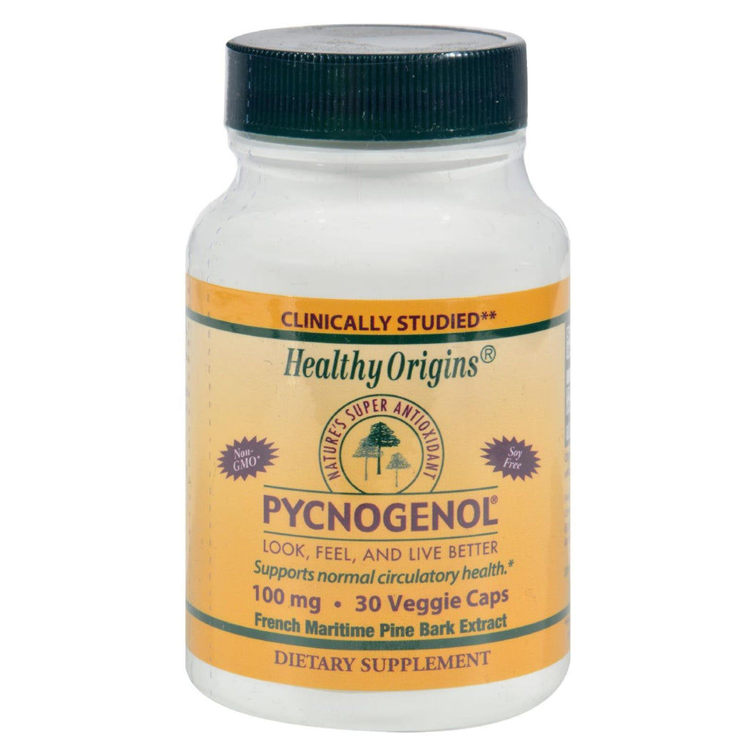 Healthy Origins Pycnogenol - 100 Mg - 30 Vegetarian Capsules