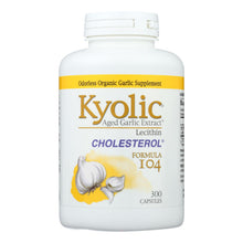 Load image into Gallery viewer, Kyolic - Aged Garlic Extract Cholesterol Formula 104 - 300 Capsules

