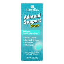 Load image into Gallery viewer, Natrabio Adrenal Support - 1 Fl Oz
