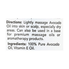 Load image into Gallery viewer, Hobe Labs Hobe Naturals Avocado Oil - 4 Fl Oz
