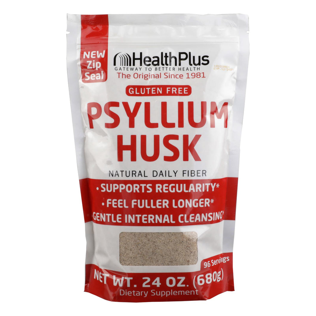 Health Plus - Pure Psyllium Husk - 24 Oz