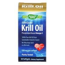 Load image into Gallery viewer, Nature's Way - Efagold Krill Oil - 30 Softgels
