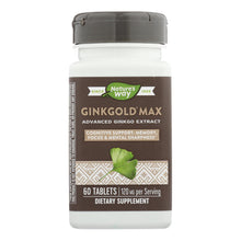 Load image into Gallery viewer, Nature's Way - Ginkgold Max 120 Mg - 60 Tablets
