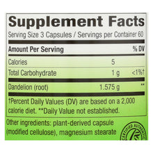 Load image into Gallery viewer, Nature's Way - Dandelion Root - 180 Vegetarian Capsules
