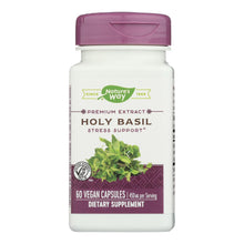 Load image into Gallery viewer, Nature's Way - Holy Basil Standardized - 60 Vegetarian Capsules
