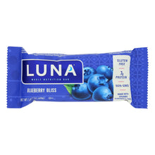 Load image into Gallery viewer, Clif Bar Luna Bar - Organic Blueberry Bliss - Case Of 15 - 1.69 Oz
