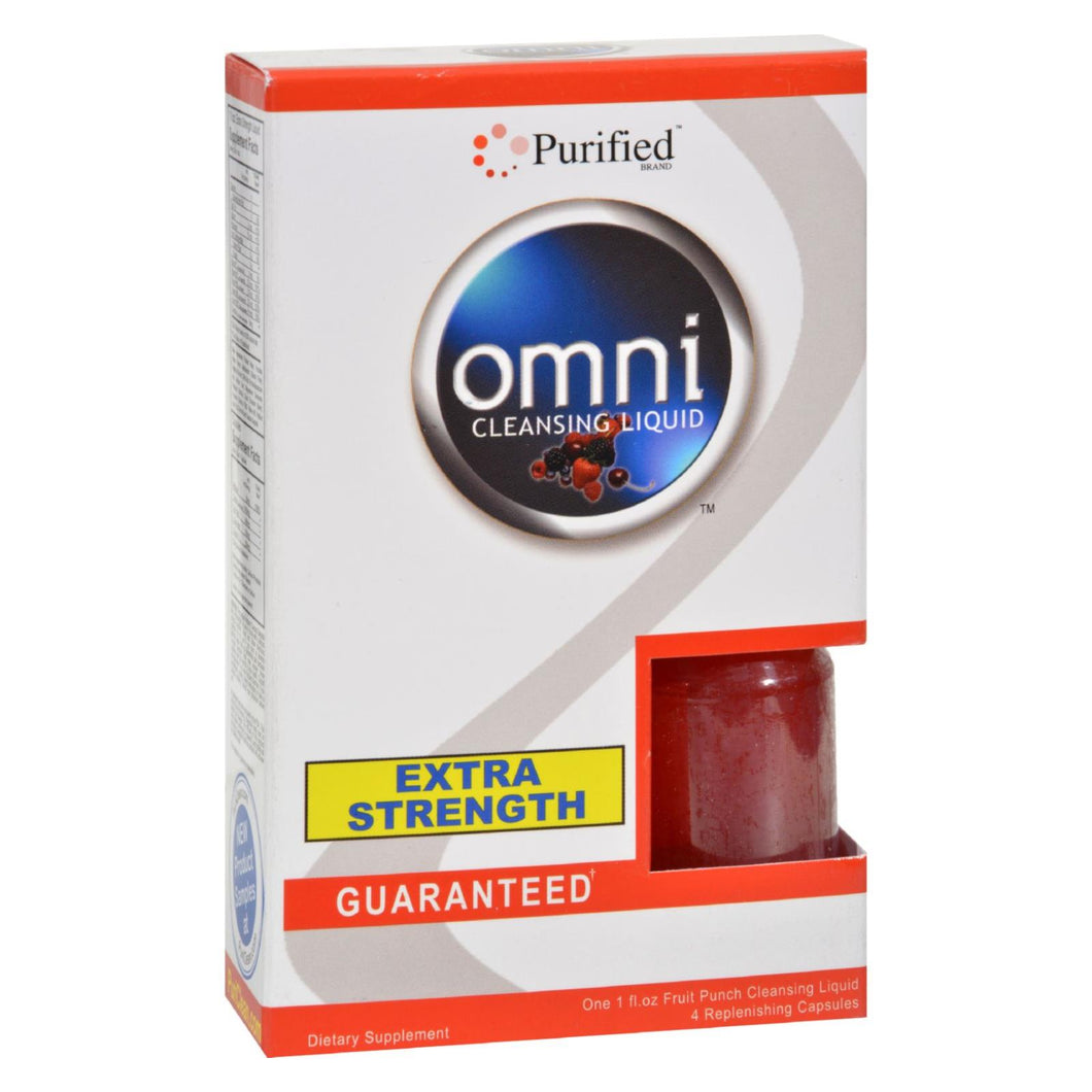 Heaven Sent Omni Cleansing Liquid Concentrate Plus 4 Cleansing Caps Fruit Punch - 1 Fl Oz