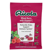 Load image into Gallery viewer, Ricola Cough Drops With Vitamin C - Mixed Berry - Case Of 12 - 19 Pack
