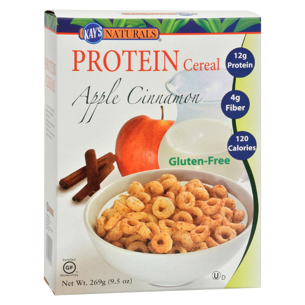 Kay's Naturals Better Balance Protein Cereal Apple Cinnamon - 9.5 Oz - Case Of 6