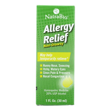 Load image into Gallery viewer, Natrabio Allergy Relief Non-drowsy - 1 Fl Oz
