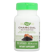 Load image into Gallery viewer, Nature's Way - Activated Charcoal - 280 Mg - 100 Capsules
