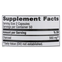 Load image into Gallery viewer, Nature's Way - Activated Charcoal - 280 Mg - 100 Capsules
