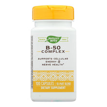 Load image into Gallery viewer, Nature's Way - Vitamin B-50 Complex - 100 Capsules
