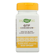 Load image into Gallery viewer, Nature's Way - Gtf Chromium Polynicotinate - 100 Capsules
