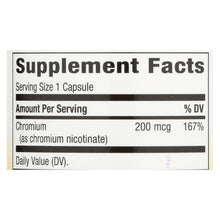 Load image into Gallery viewer, Nature's Way - Gtf Chromium Polynicotinate - 100 Capsules
