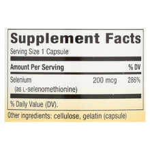 Load image into Gallery viewer, Nature's Way - Selenium - 200 Mcg - 100 Capsules

