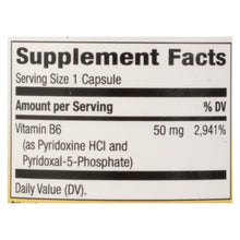 Load image into Gallery viewer, Nature's Way - Vitamin B-6 - 100 Mg - 100 Capsules
