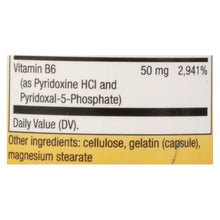 Load image into Gallery viewer, Nature's Way - Vitamin B-6 - 100 Mg - 100 Capsules
