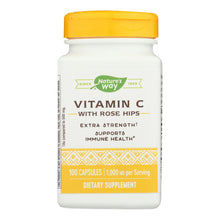 Load image into Gallery viewer, Nature's Way - Vitamin C With Rose Hips - 1000 Mg - 100 Capsules
