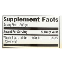 Load image into Gallery viewer, Nature's Way - Vitamin E - 400 Iu - D-alpha Tocopherol- 100 Softgels
