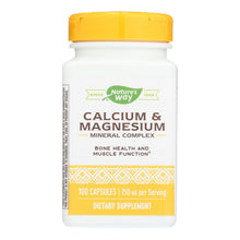 Load image into Gallery viewer, Nature's Way - Calcium And Magnesium - Mineral Complex - 100 Capsules
