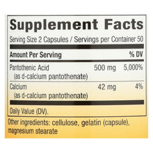Load image into Gallery viewer, Nature's Way - Pantothenic Acid - 250 Mg - 100 Capsules
