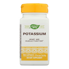 Load image into Gallery viewer, Nature's Way - Potassium - 100 Capsules
