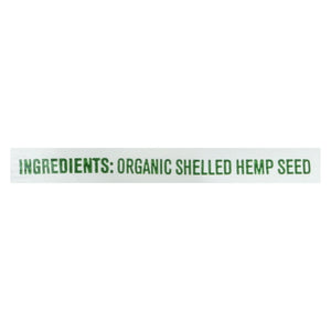 Manitoba Harvest Certified Organic Hemp Hearts Shelled Hemp Seed- Case Of 6 - 12 Oz