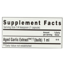 Load image into Gallery viewer, Kyolic - Aged Garlic Extract Cardiovascular Liquid - 4 Fl Oz
