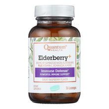 Load image into Gallery viewer, Quantum Elderberry Lozenges Raspberry - 36 Lozenges
