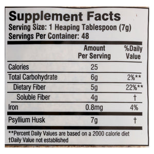 Health Plus - Pure Psyllium Husk - 12 Oz