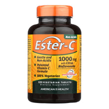Load image into Gallery viewer, American Health - Ester-c With Citrus Bioflavonoids - 1000 Mg - 120 Vegetarian Tablets
