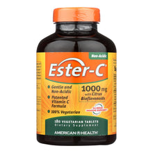 Load image into Gallery viewer, American Health - Ester-c With Citrus Bioflavonoids - 1000 Mg - 180 Vegetarian Tablets
