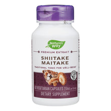 Load image into Gallery viewer, Nature's Way - Shiitake And Maitake Standardized - 60 Capsules
