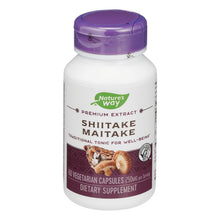 Load image into Gallery viewer, Nature's Way - Shiitake And Maitake Standardized - 60 Capsules
