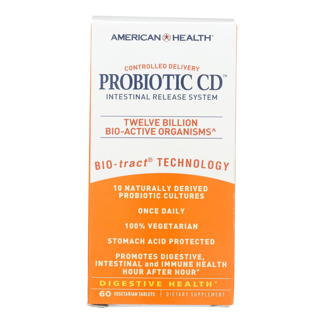 American Health - Probiotic Cd Intestinal Release System - 60 Vtablets