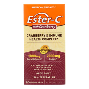 American Health - Ester-c Urinary Tract Formula - 90 Vegetarian Tablets