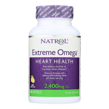 Load image into Gallery viewer, Natrol Extreme Omega - 1200 Mg - 60 Softgels
